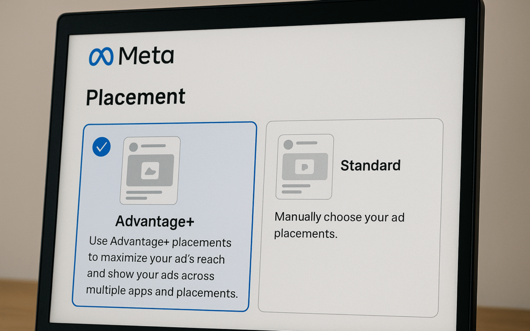 Advantage+ o posizionamento manuale: cosa scegliere per le tue campagne Meta
